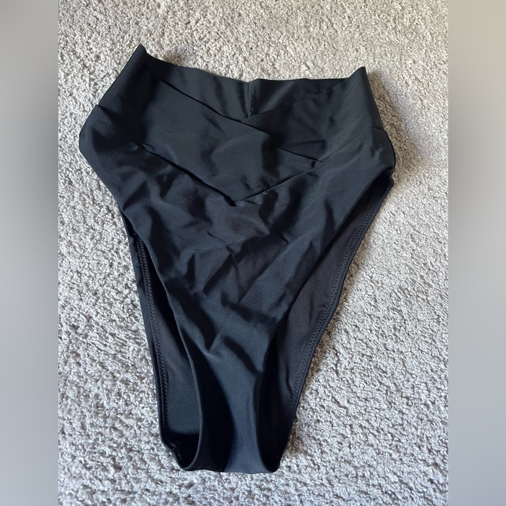 Aerie Black Swim Bottom